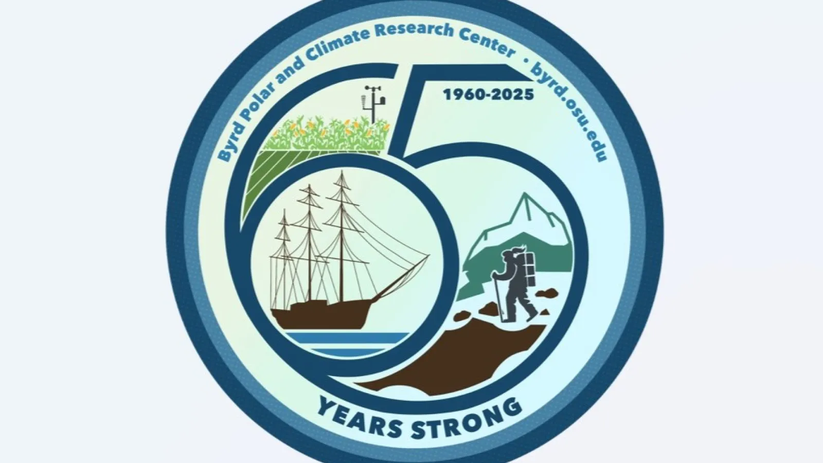 Byrd Center 65th anniversary logo
