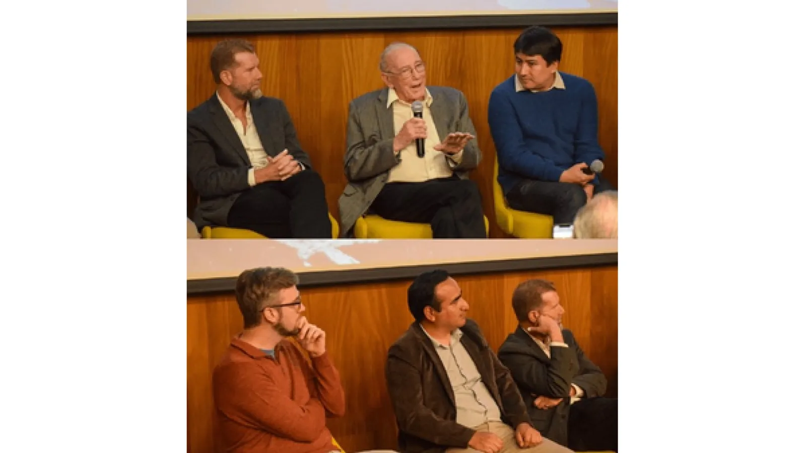 six panel person discussion