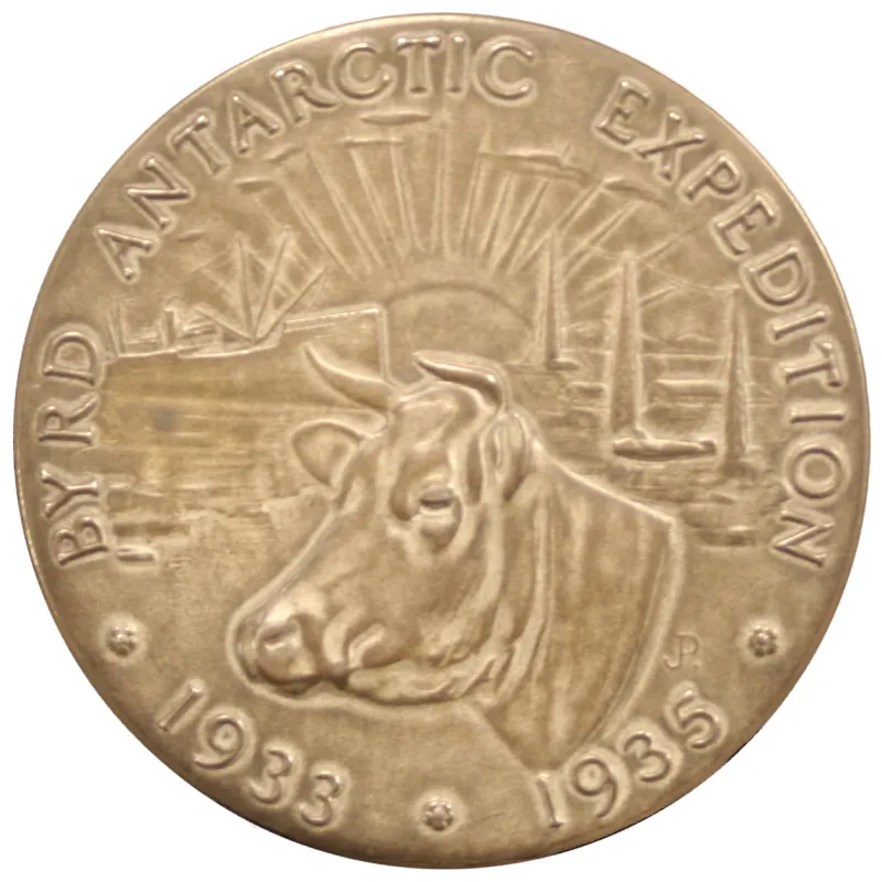 Byrd Antarctic Expedition Dairy Industry medal (front)