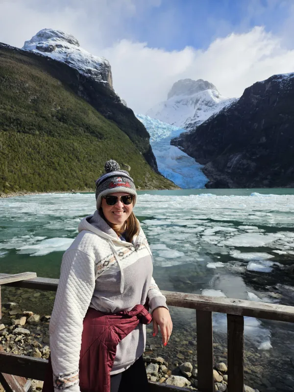 Dr. Erica Maletic at Bernardo O'Higgins National Park, Chile